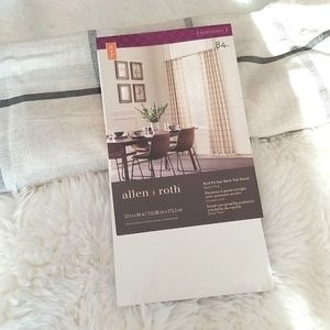 Allen + Roth Window Curtain (Pepperdale 84in) - Never Used